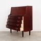 Mahogany secretary, Danish design, 1970s, manufacturer: PMJ Viby J
