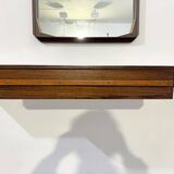 Mid-Century Modern Wall Console with Mirror, Italy, 1960s