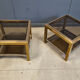 Pair of side tables by Jean Charles, 1970s