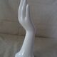 Hand flaguier faience white brand CAA vintage