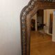 Large Louis-Philippe mirror with sculpted pediment - 119 x 77 cm