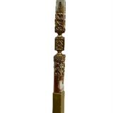 Magnificent Empire floor lamp in marble and gilded bronze