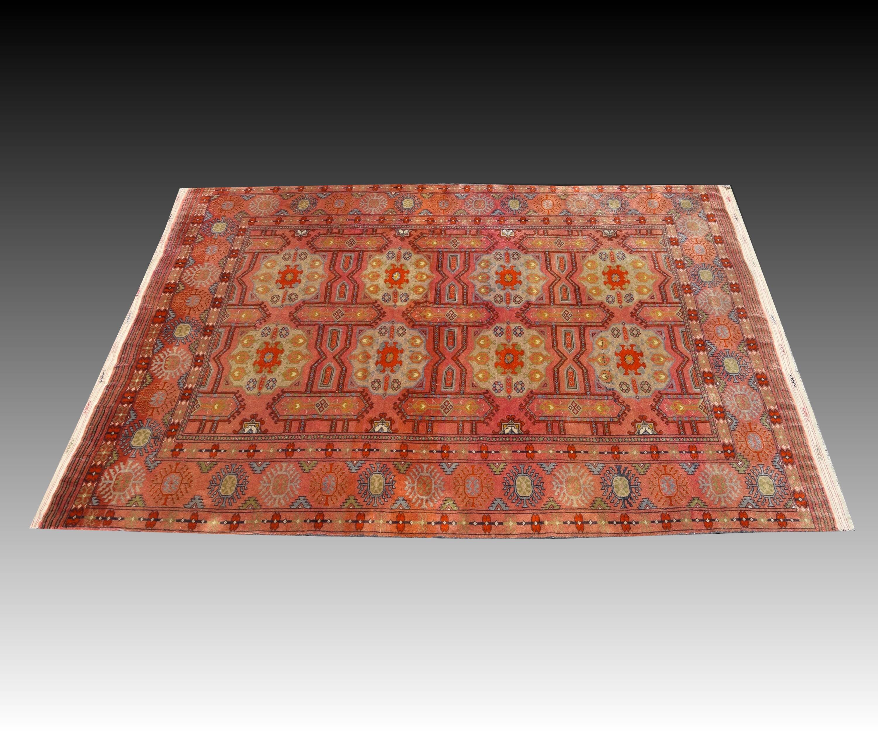 Karakalpak Oriental Rug (Uzbekistan) Early 20th Century: 2.70 X 1.85 M