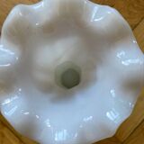 Vintage white opaline vase