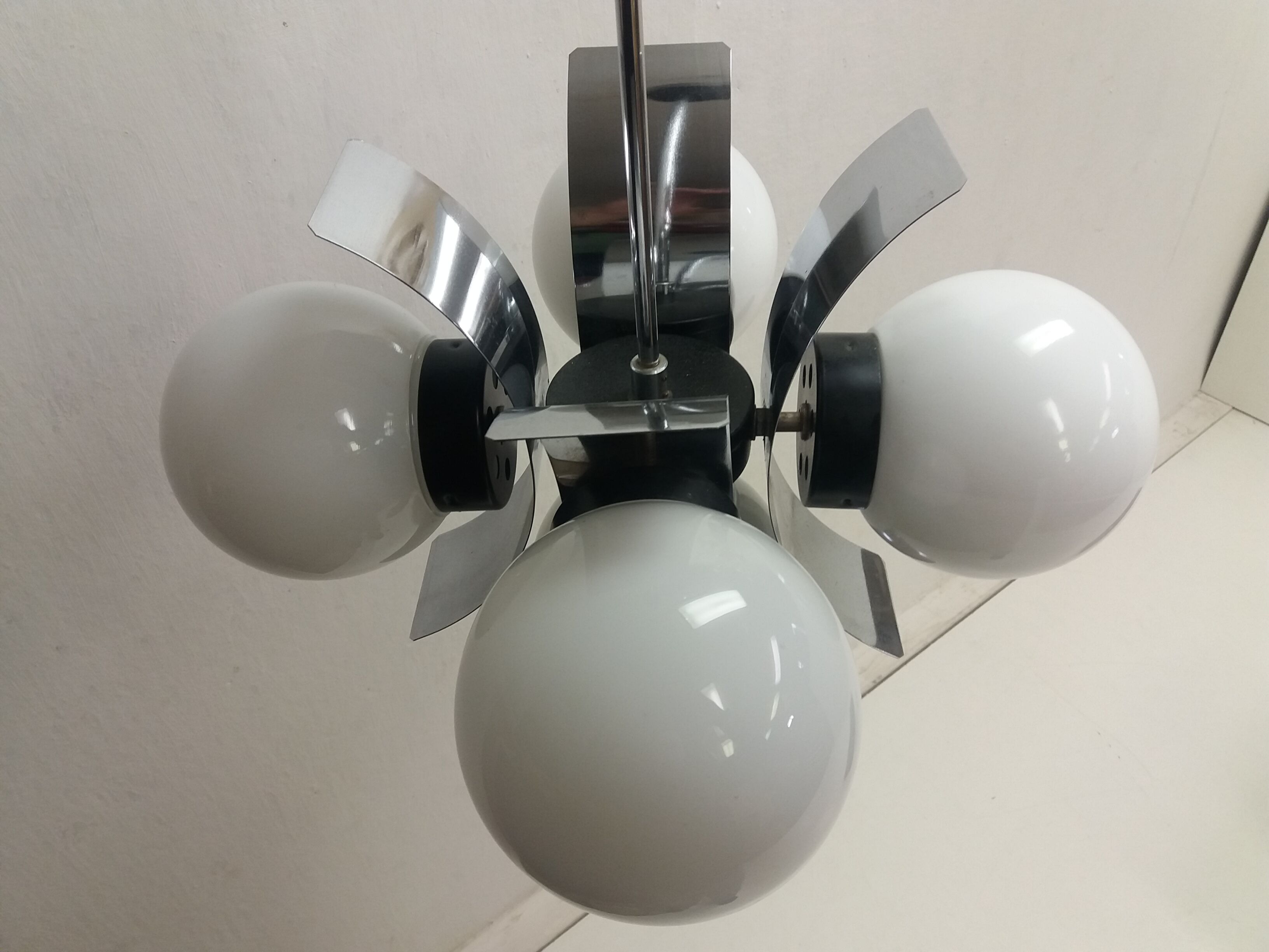 Mid-century chandelier/Napako, Czechoslovakia.