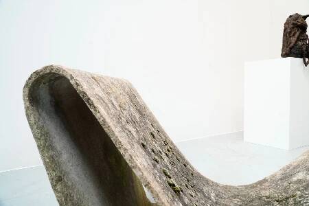 Willy Guhl, Eternit Patinated Loop Chair