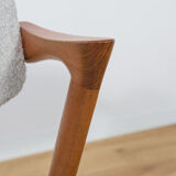 Mid Century Teak Model 42 Dining Chairs by Kai Kristiansen for Schou Andersen, 1960s, Set of 4