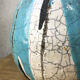 Artisan cracked earth vase
