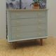 Commode vintage pieds compas