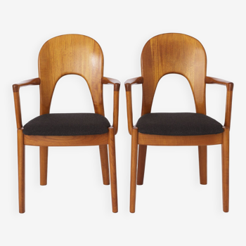 2 of 4 Niels Koefoed Armchairs 1960s Teak Vintage