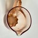 Vintage amber-pink glass pitcher 1 liter