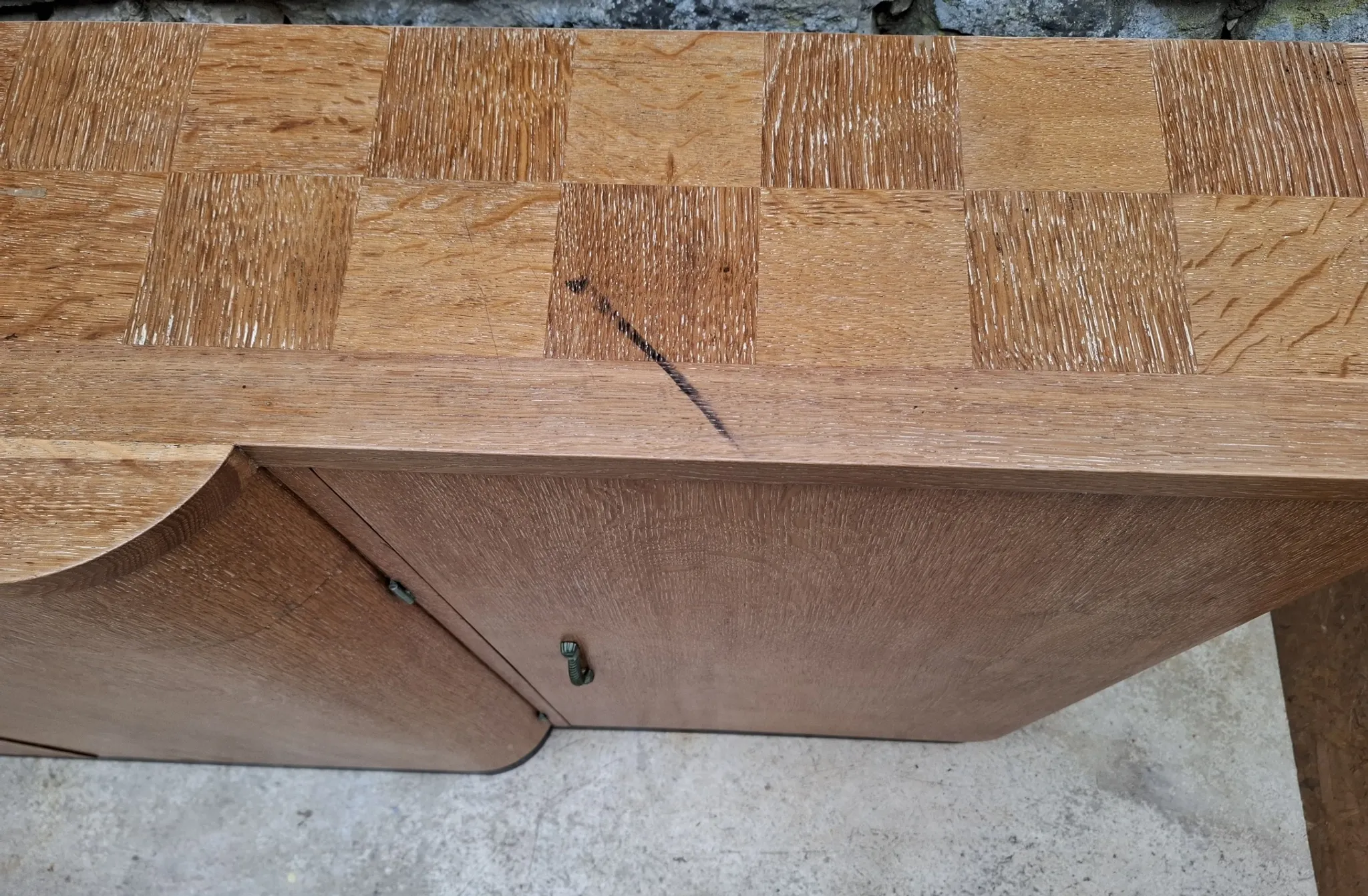 High enfilade, shallow 31.5 cm
