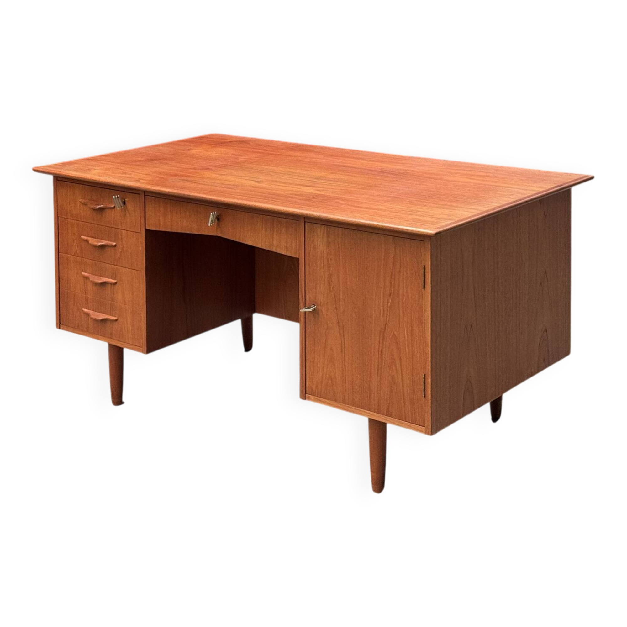 Bureau scandinave vintage en teck
