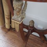 Empire-style half-moon console
