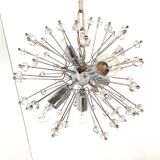 Mid century glass sputnik chandelier by Emil Stejnar, 1970s