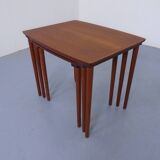 Danish Teak Nesting Tables from Møbelintarsia, 1960s, Set of 3