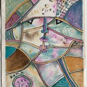 Original lithograph by Bona, 1990, printed by Michel Cassé.
