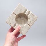 Travertine ashtray Fratelli Mannelli 1970
