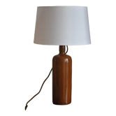 Lampe bouteille grès vintage