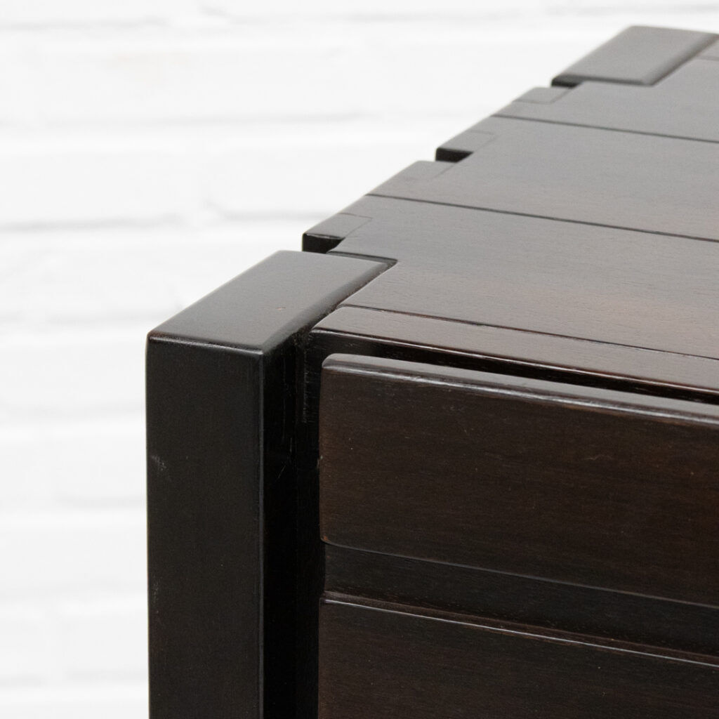 Iroko wood sideboard Maison Regain