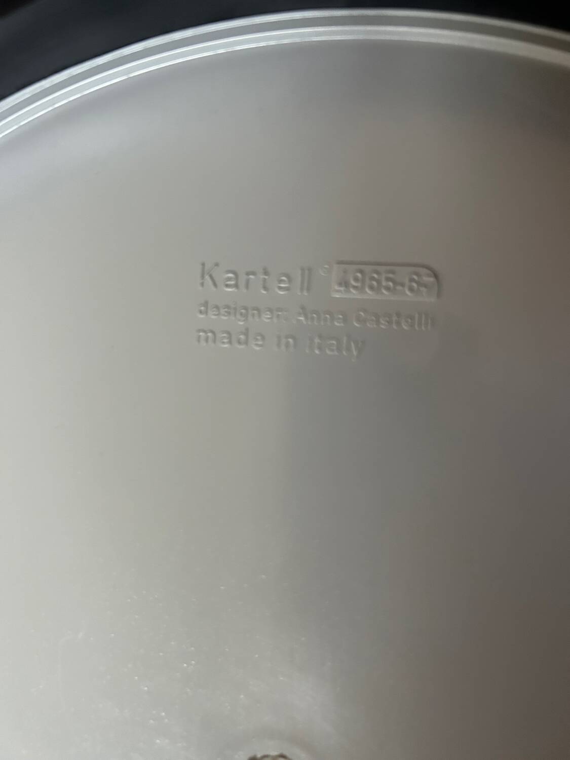 Pair of Kartell bedside tables