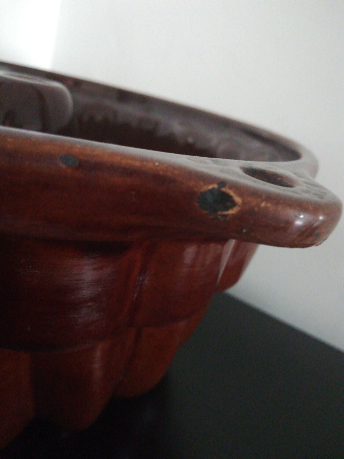 Ceramic kouglof cake mould West Germany