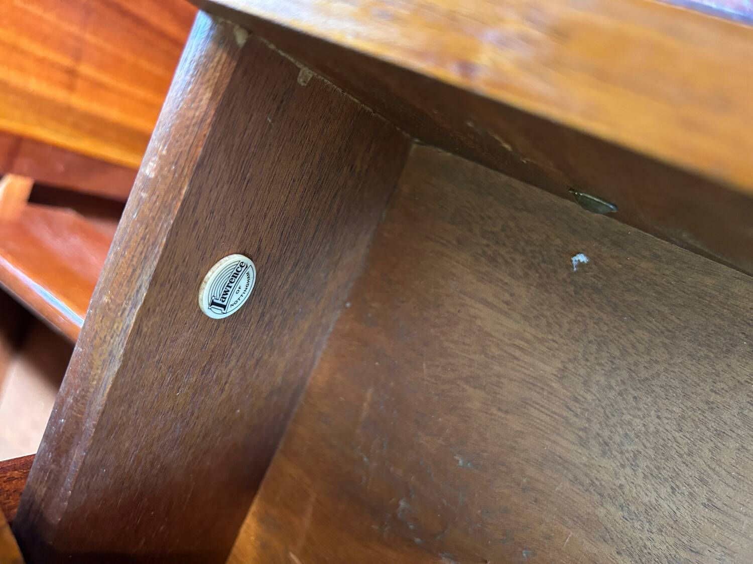 Mid century retro vintage teak small sideboard by William Lawrence 1960