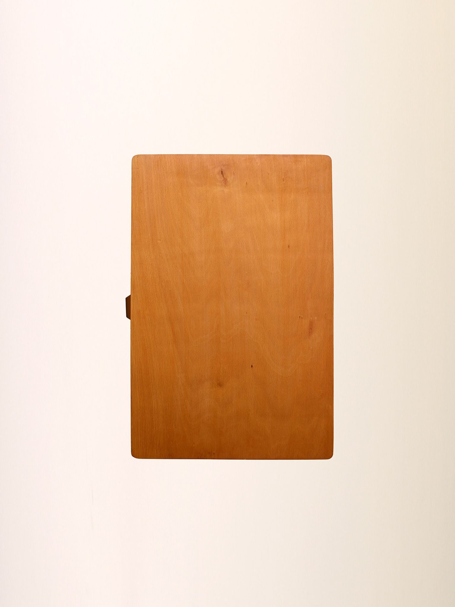 Table de chevet scandinave en hêtre des années 1960