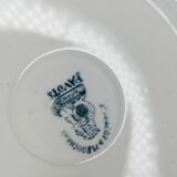 Series of 6 flat plates Saint Armand "poppy"