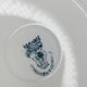 Series of 6 flat plates Saint Armand "poppy"
