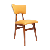 Chaise de Salle à Manger Papillon Milieu du Siècle, Cuir Végétalien Ananas, Europe, Années 1960