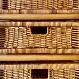 Vintage rattan and bamboo chest of drawers