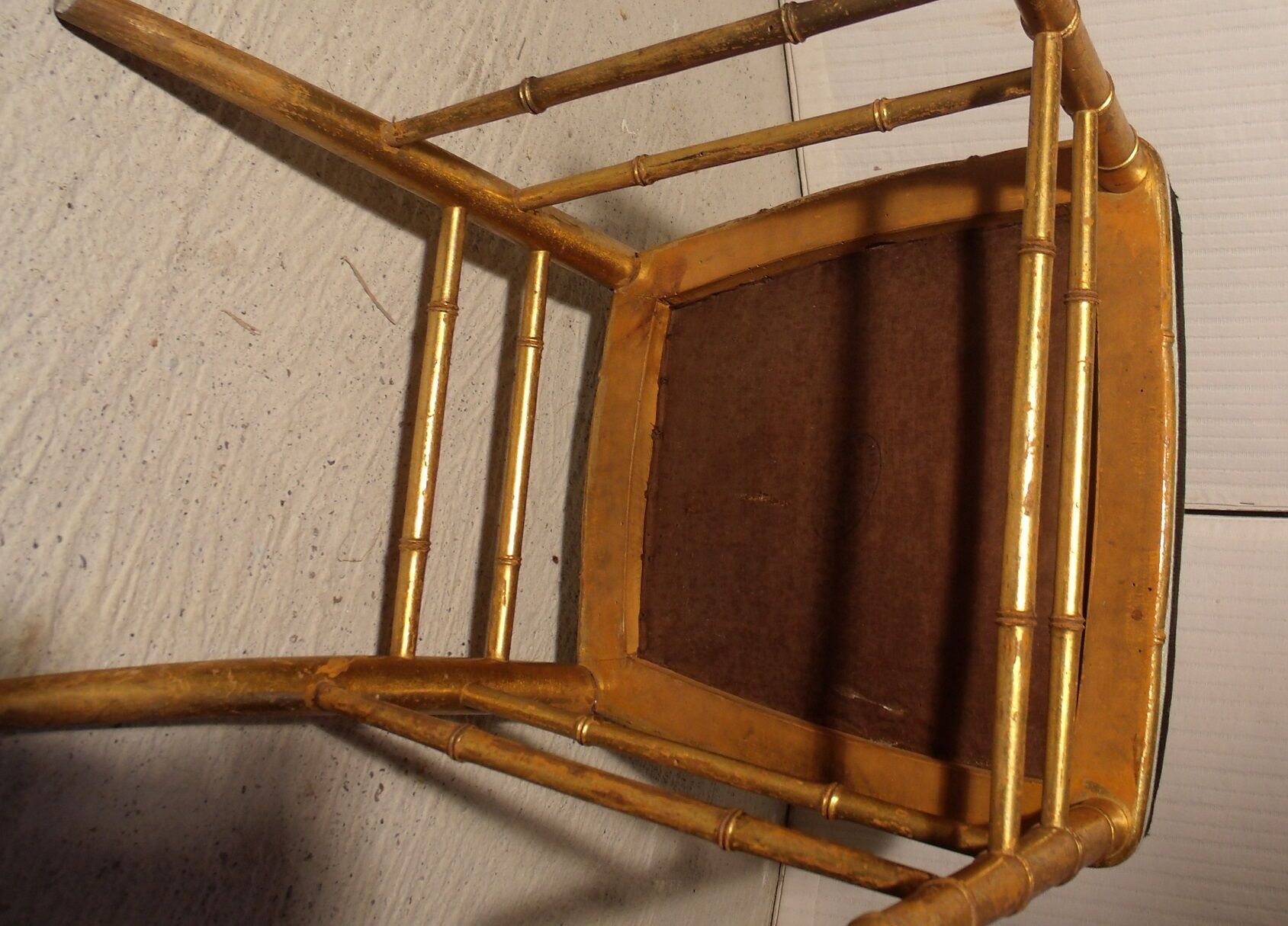 Napoleon III golden chair