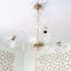 Grand lustre en verre de Murano – 5 bras tulipe