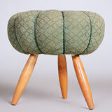 Tabouret du milieu du siècle fabriqué dans les années 1950 en Tchéquie