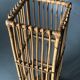Rattan umbrella holder