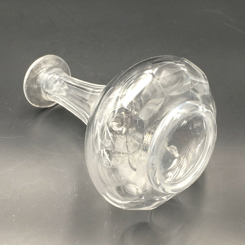 Carafe with 3 liquor glasses and art deco mirror tray