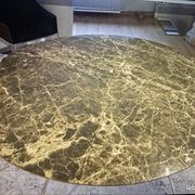 Table Kartell Glossy marbre round