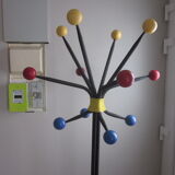 Vintage coat holder has 12 balls