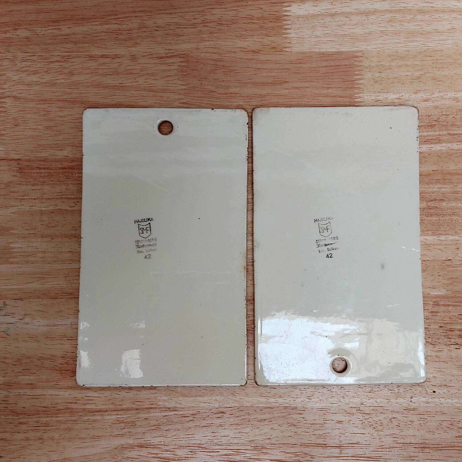 Set of 2 ceramic spread boards