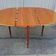 Scandinavian table with integrated extension