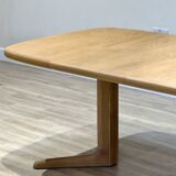 Danish Double Extending Oak Dining Table from Skovby, 1960s