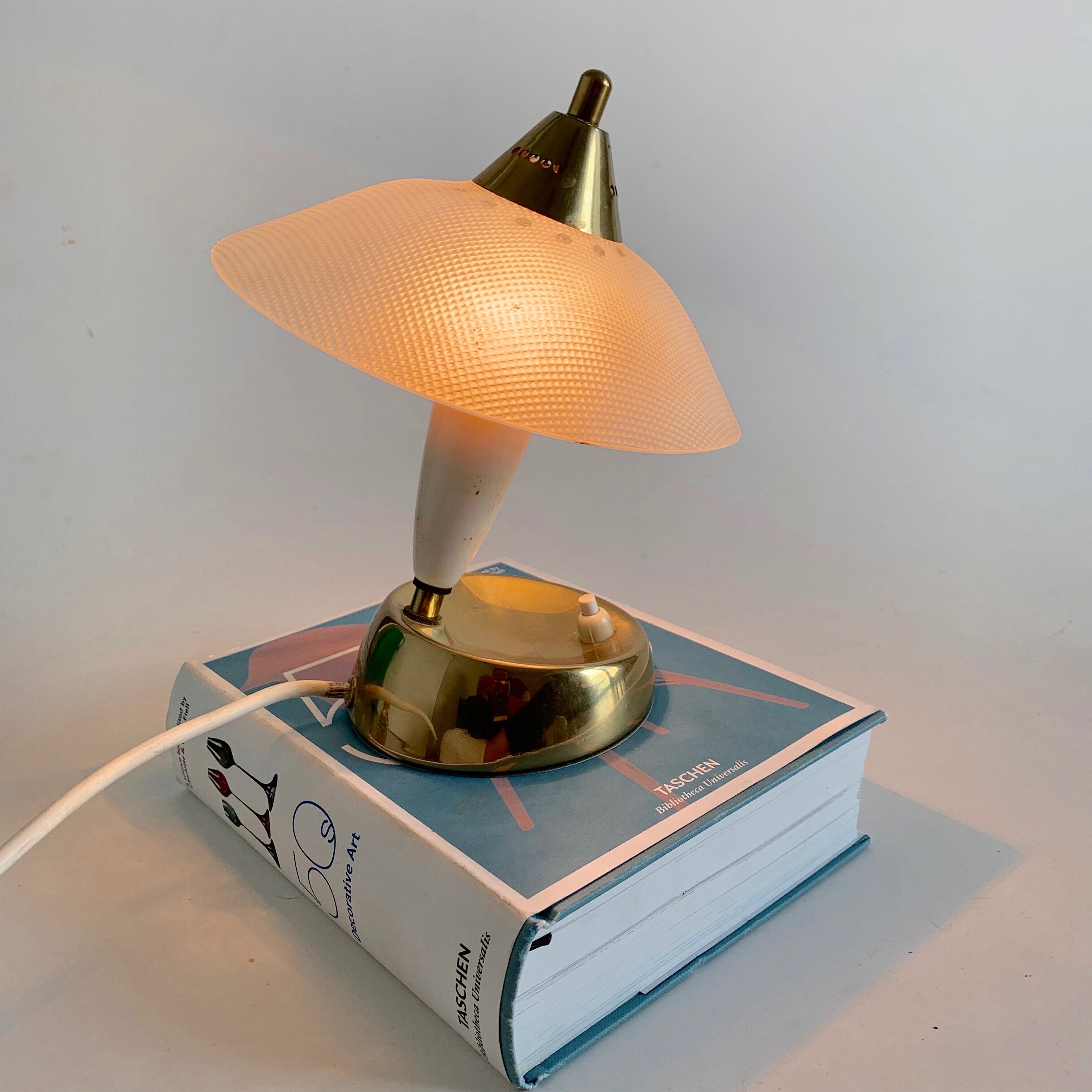 Vintage Bedside Lampe, 1969s