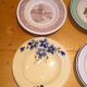 Set of 6 different hollow plates