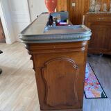 2 meter pewter bar counter - with invoice from 1923
