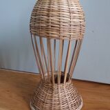 Marotte head with wicker rattan hat Africa Senegal