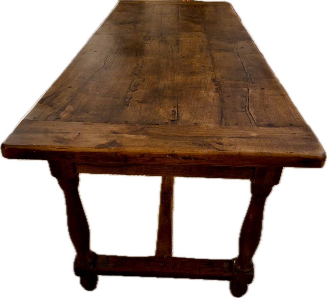 old farm table