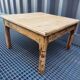 Raw wood coffee table