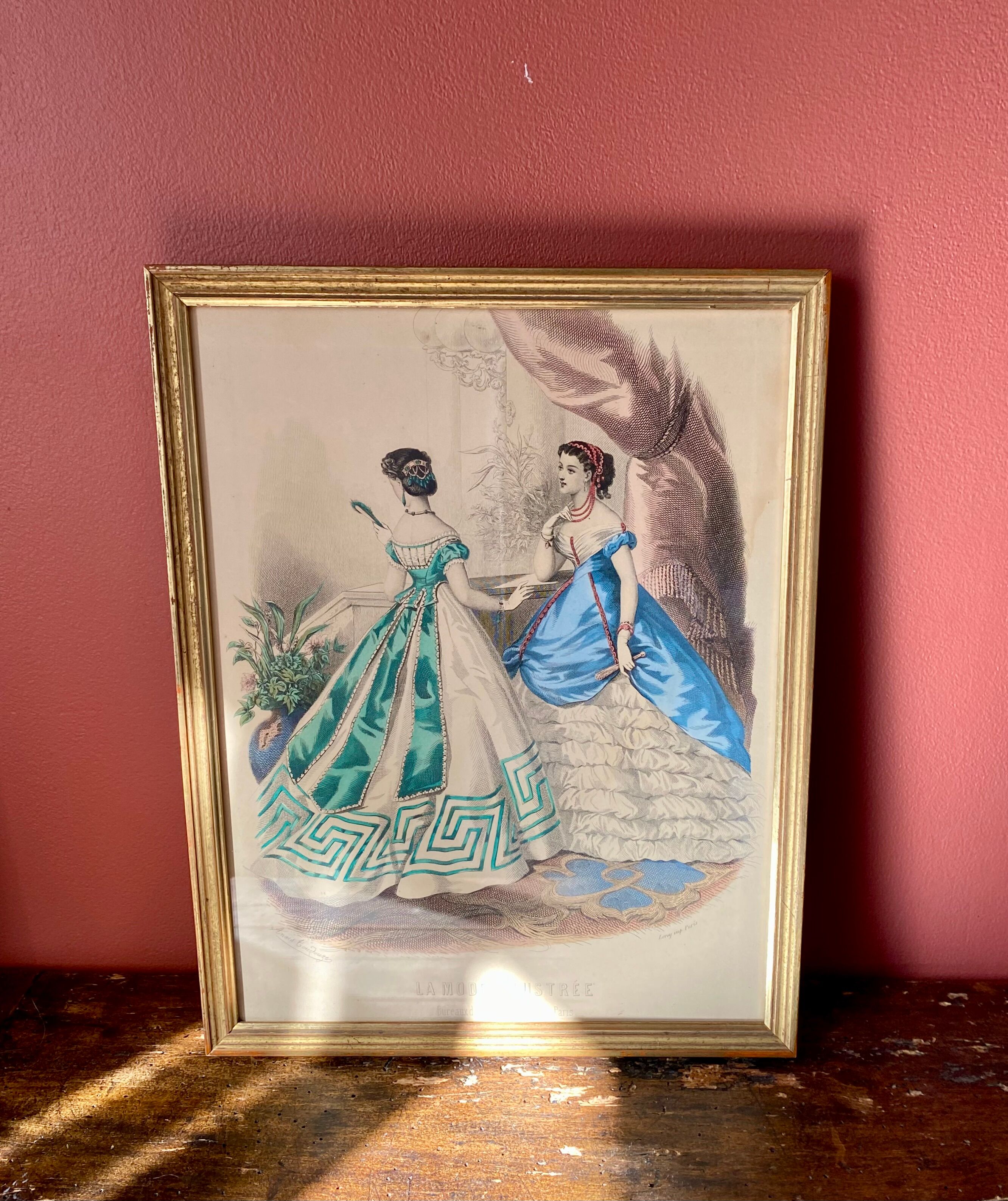 Engraving "Illustrated fashion" Anaïs Toudouze