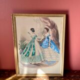 Engraving "Illustrated fashion" Anaïs Toudouze